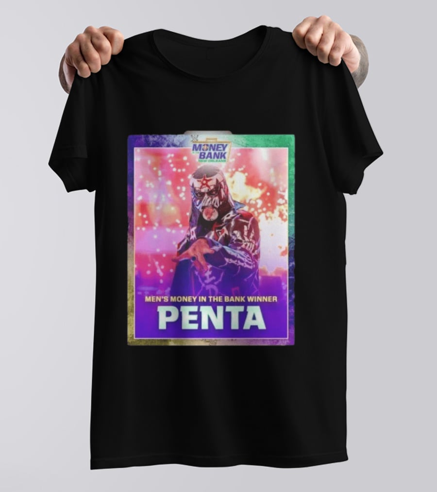 Penta Men's Money In The Bank Winner New Orleans Wrestler T-Shirt
