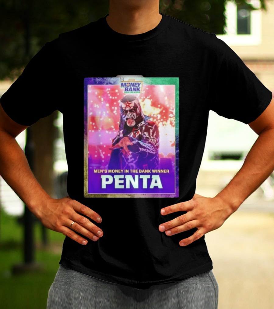 Penta Men's Money In The Bank Winner New Orleans Wrestler T-Shirt