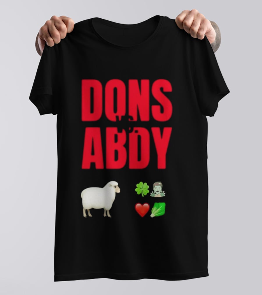Dons Abdy Sheep Clover Zombie Heart Lettuce T-Shirt