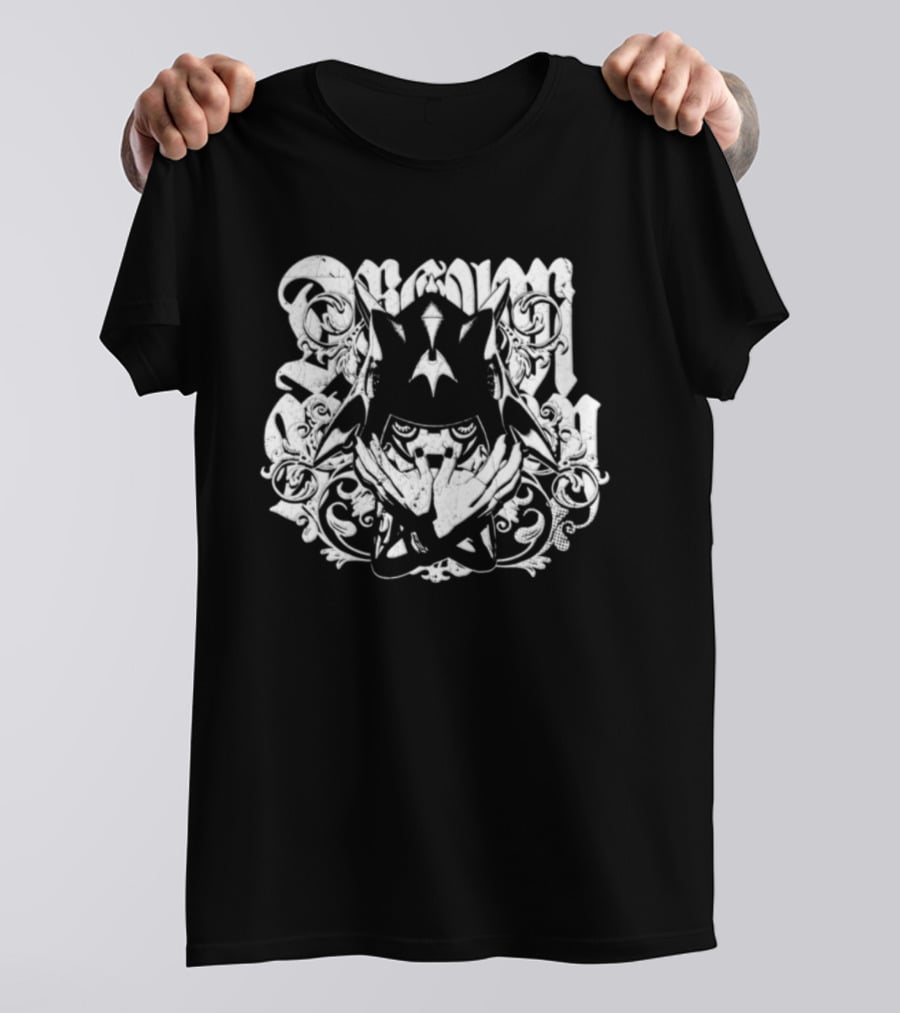 Dream Gothic Dark Anime Fox Tattoo T-Shirt