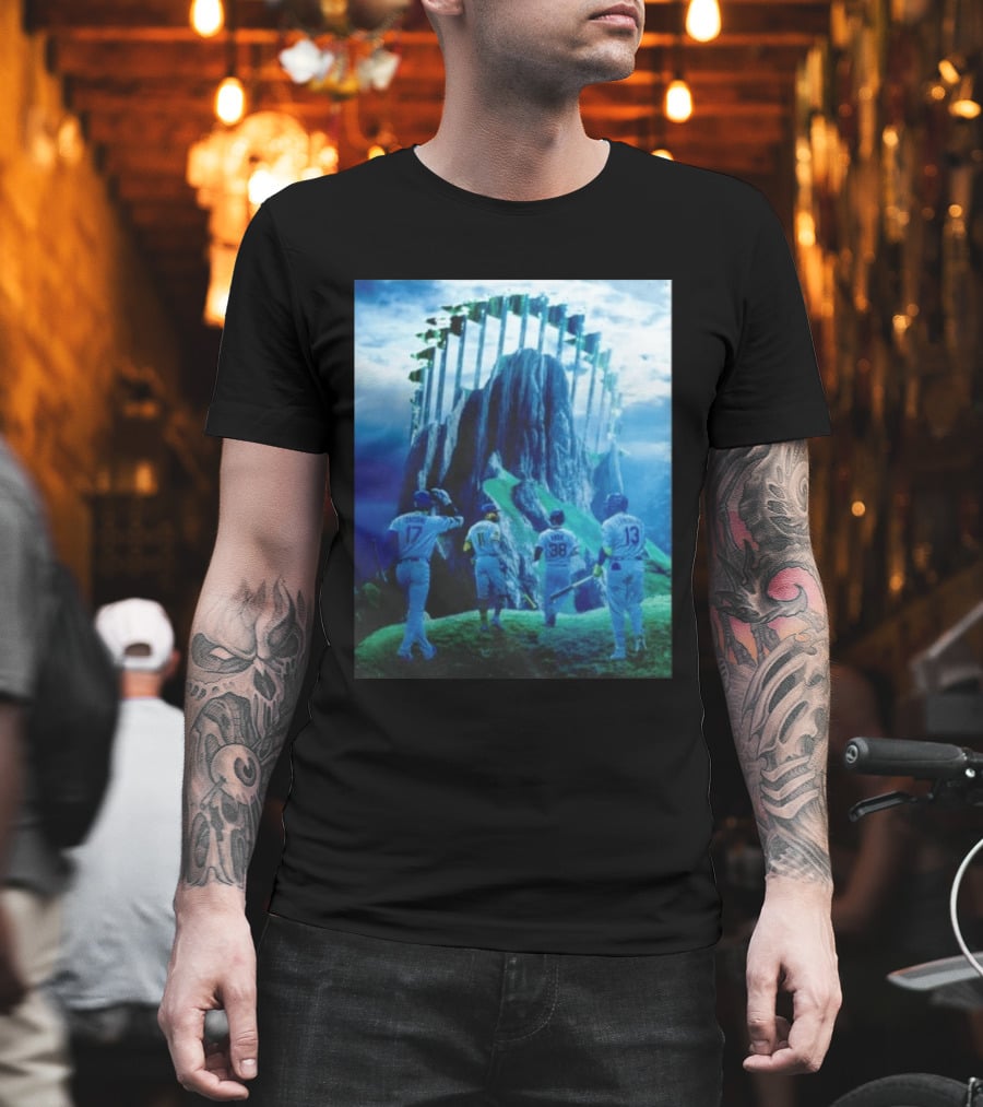 Shohei Ohtani Jackson Chourio Steven Kwan Junior Caminero MLB Fantasy Field Adventure T-Shirt