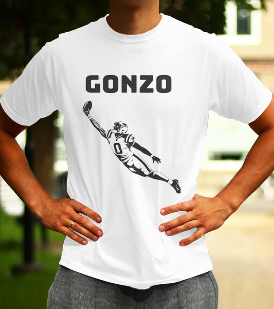 Gonzo Christian Gonzalez New England Patriots Number 0 T-Shirt