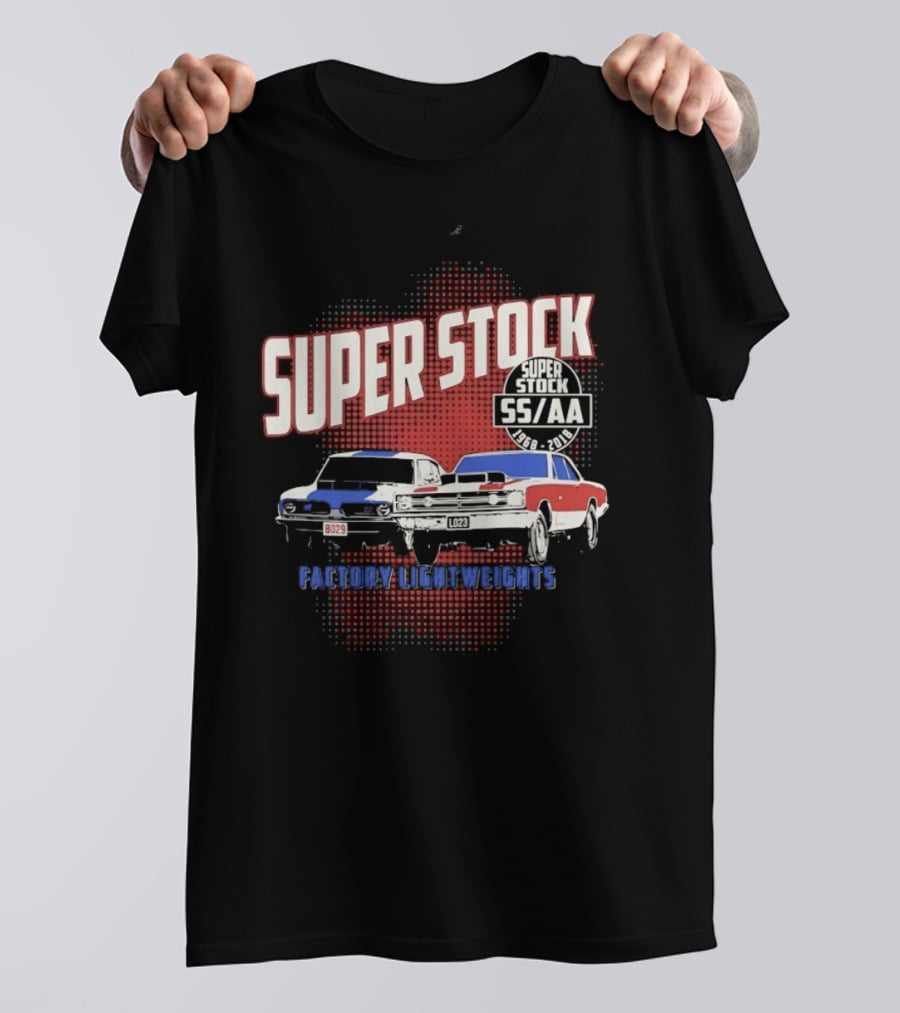 Super Stock SS AA Factory Lightweights 1968 2018 Classic Car Racers T-Shirt