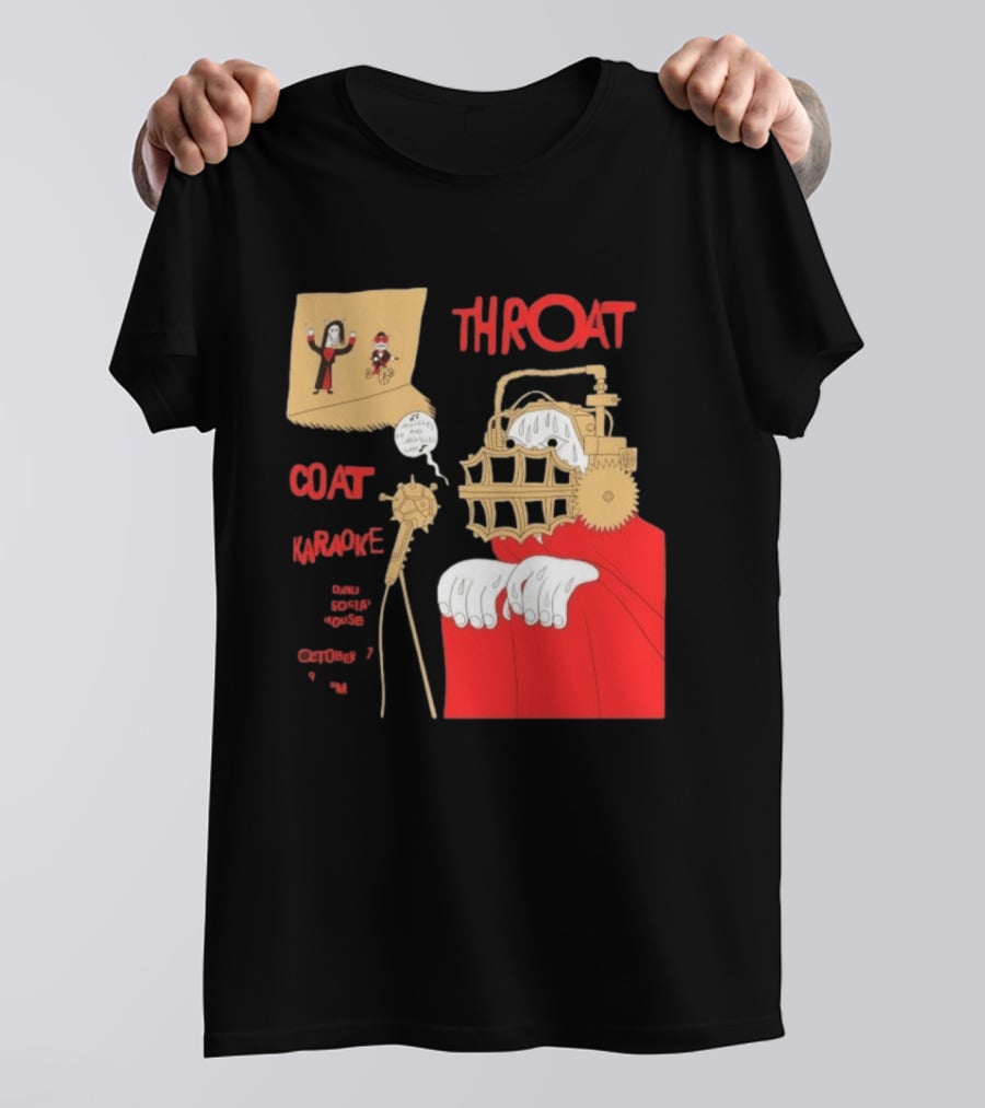 Throat Coat Karaoke Unique Style Danu Social House October 17 Fun T-Shirt