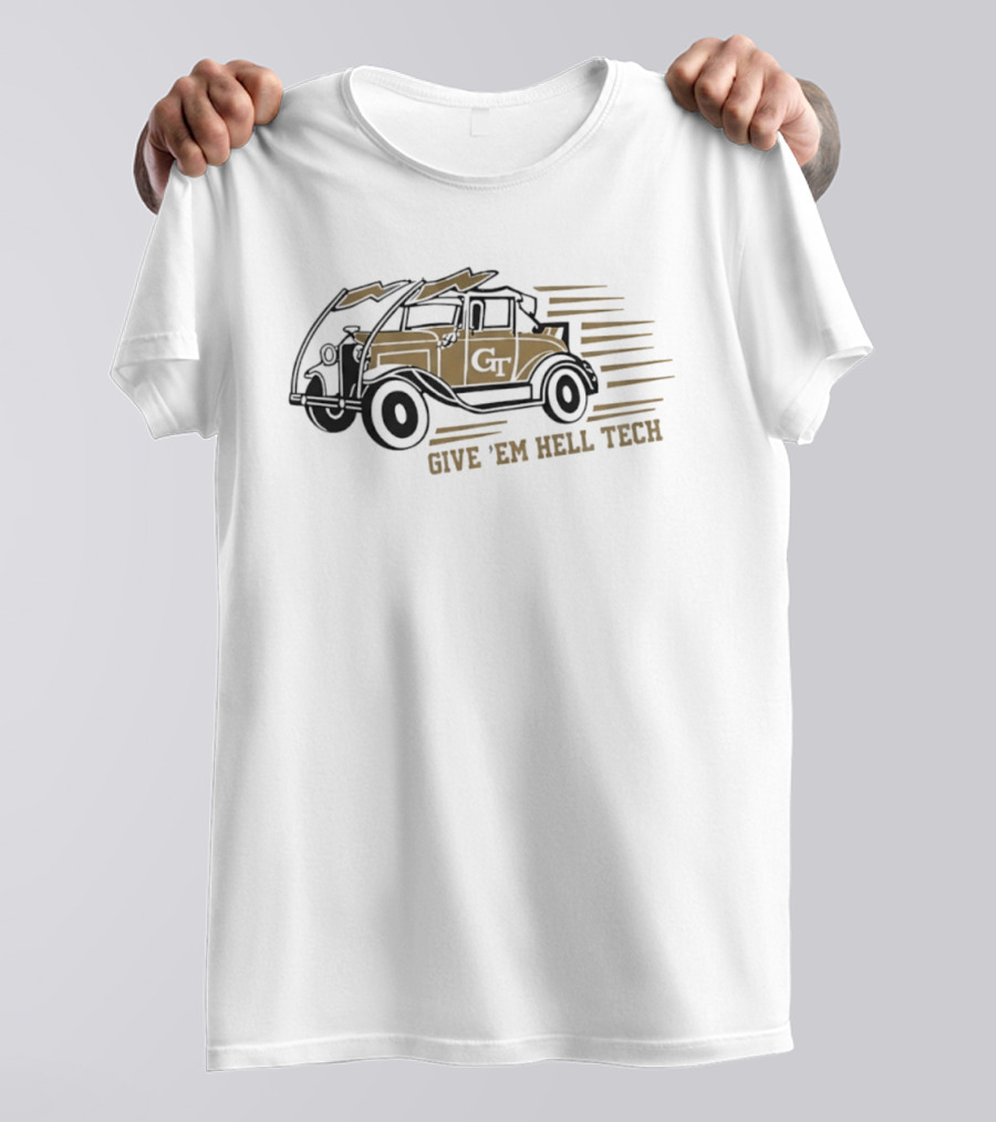 GT Ramblin' Wreck Give 'Em Hell Tech T-Shirt