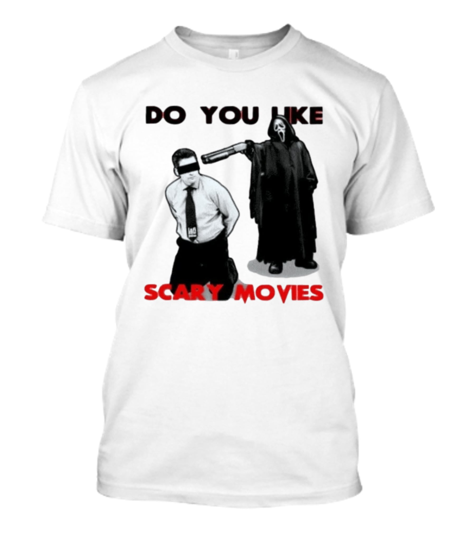 Ghostface Do You Like Scary Movies Bootleg T-Shirt