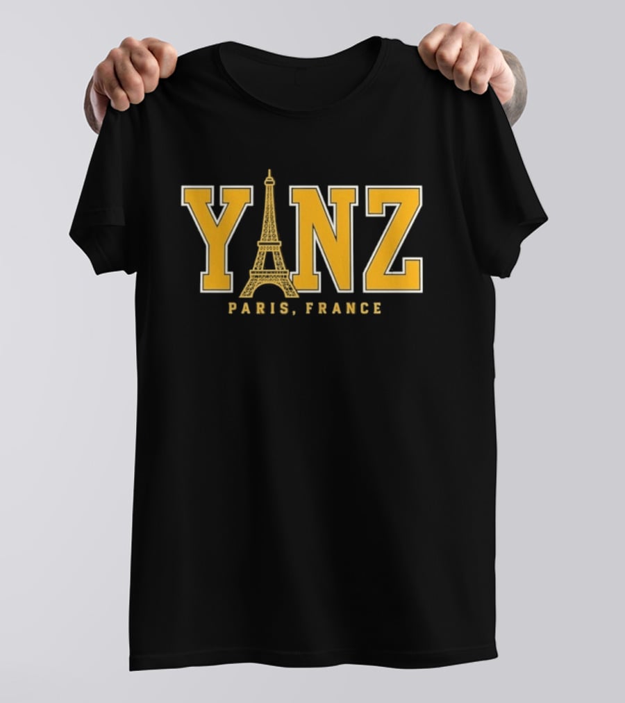 Yanz Eiffel Tower Paris France Travel City T-Shirt