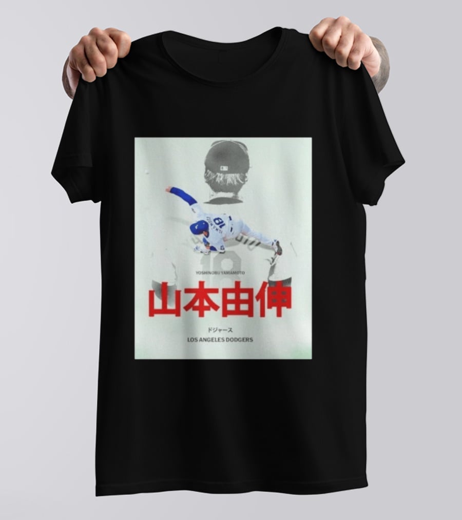 Yoshinobu Yamamoto No 18 Los Angeles Dodgers T-Shirt