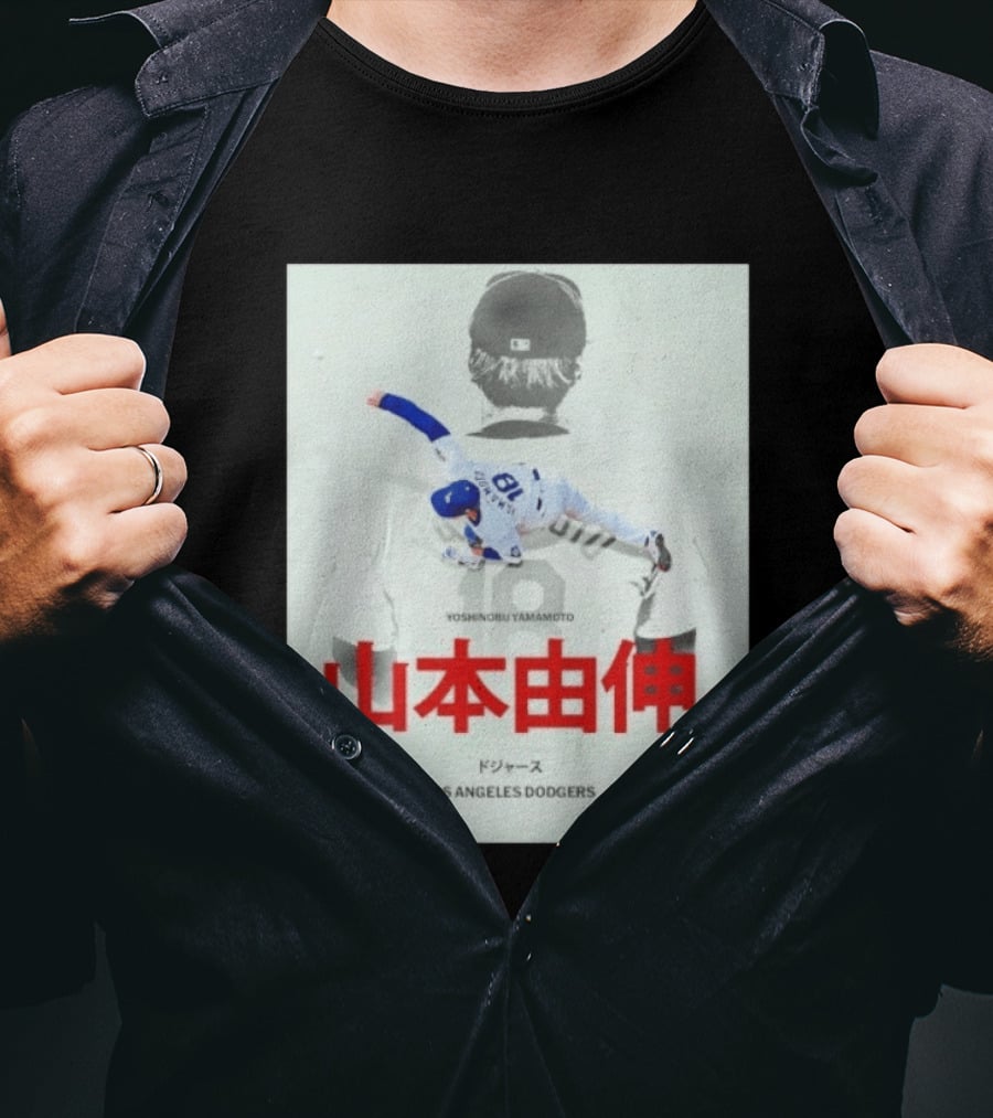 Yoshinobu Yamamoto No 18 Los Angeles Dodgers T-Shirt
