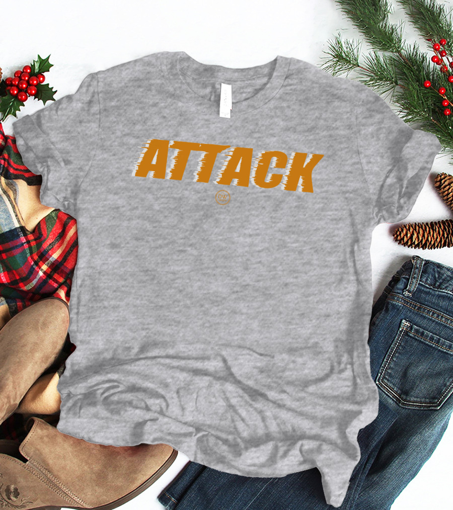The DW Designs Attack Spyre Sports Group Johnny Majors TN T-Shirt
