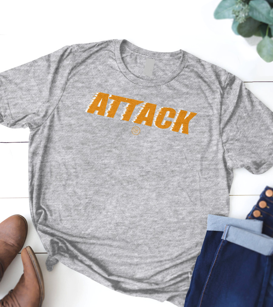 The DW Designs Attack Spyre Sports Group Johnny Majors TN T-Shirt