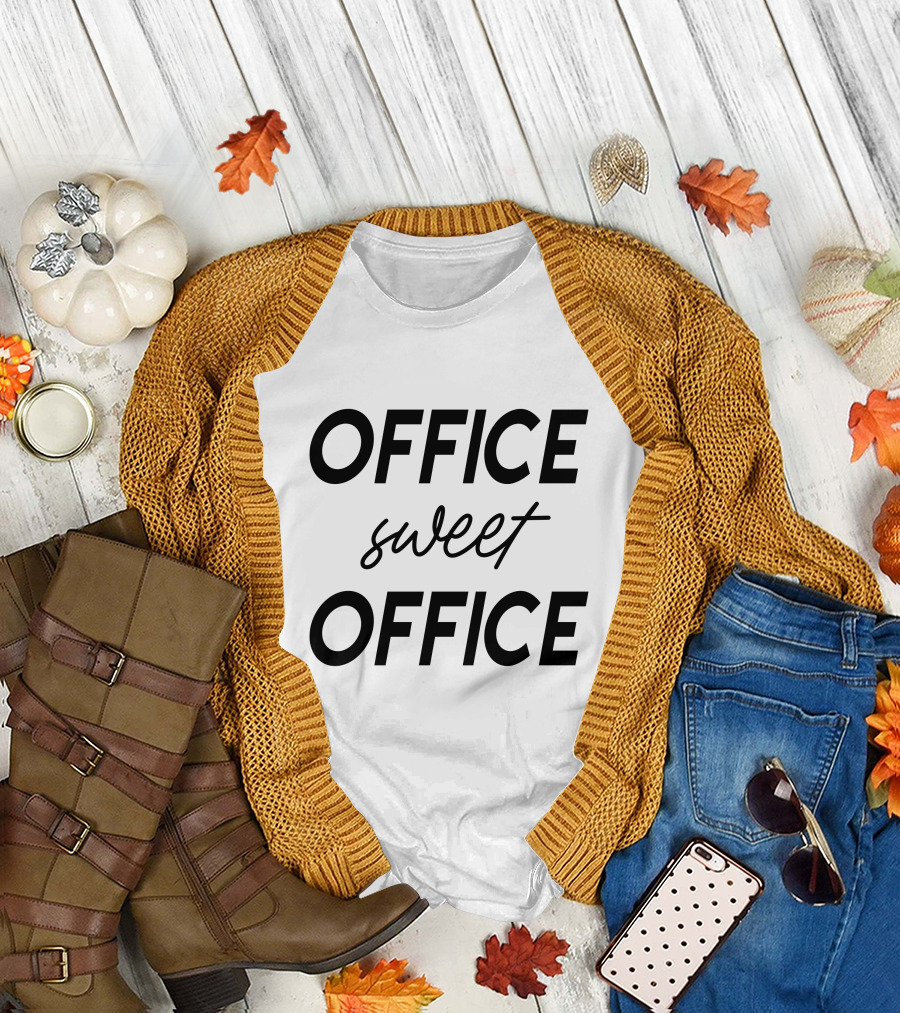 Shirts Of The Times Flower Debate Office Sweet Office T-Shirt