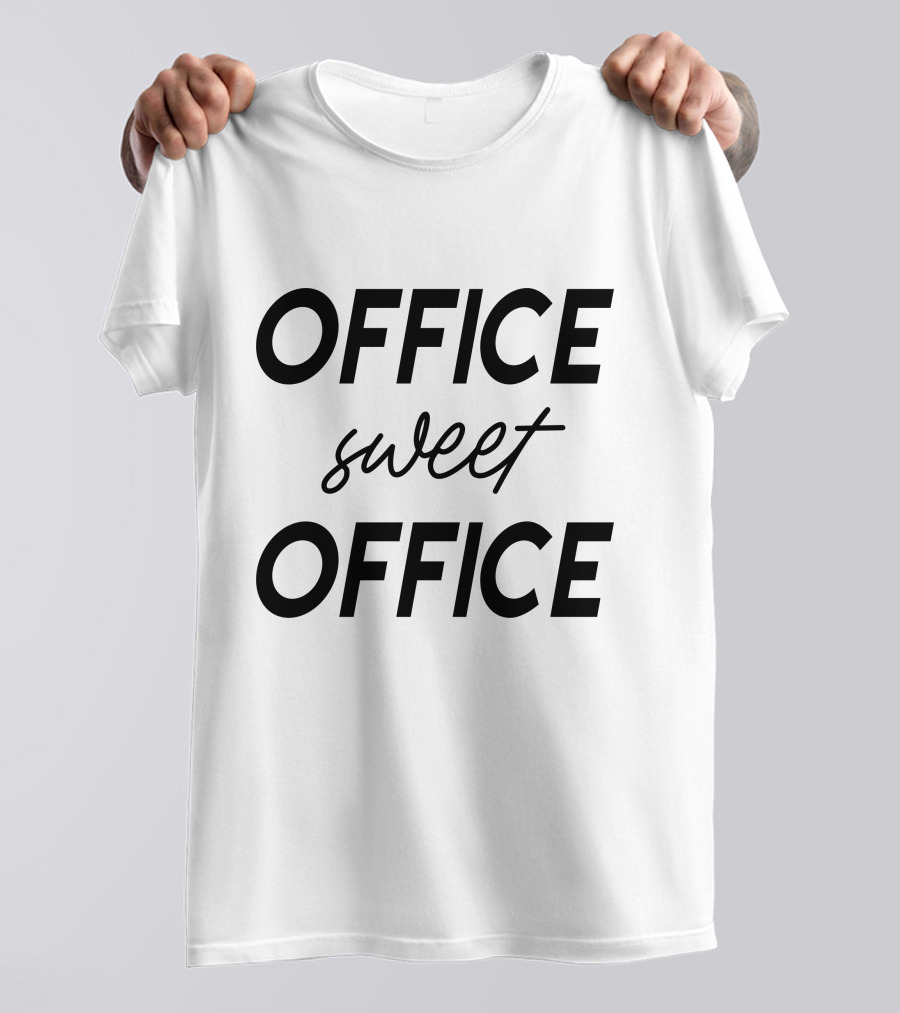 Shirts Of The Times Flower Debate Office Sweet Office T-Shirt