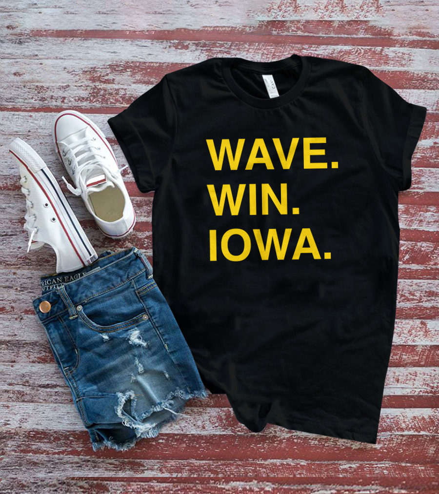 Wave Win Iowa Cody Hills UI Childrens Hawkeyes Obvious Merch T-Shirt