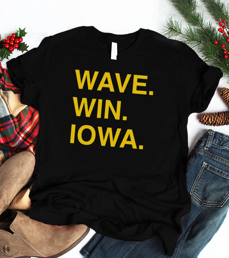 Wave Win Iowa Cody Hills UI Childrens Hawkeyes Obvious Merch T-Shirt