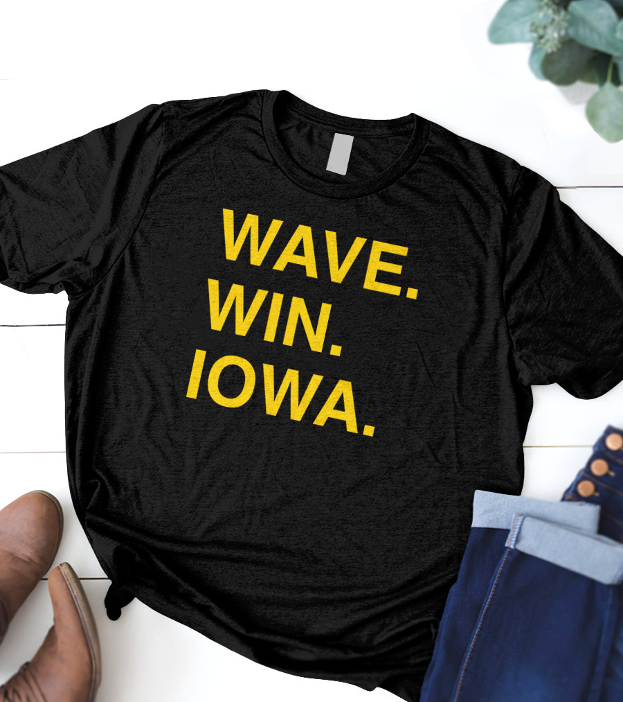 Wave Win Iowa Cody Hills UI Childrens Hawkeyes Obvious Merch T-Shirt