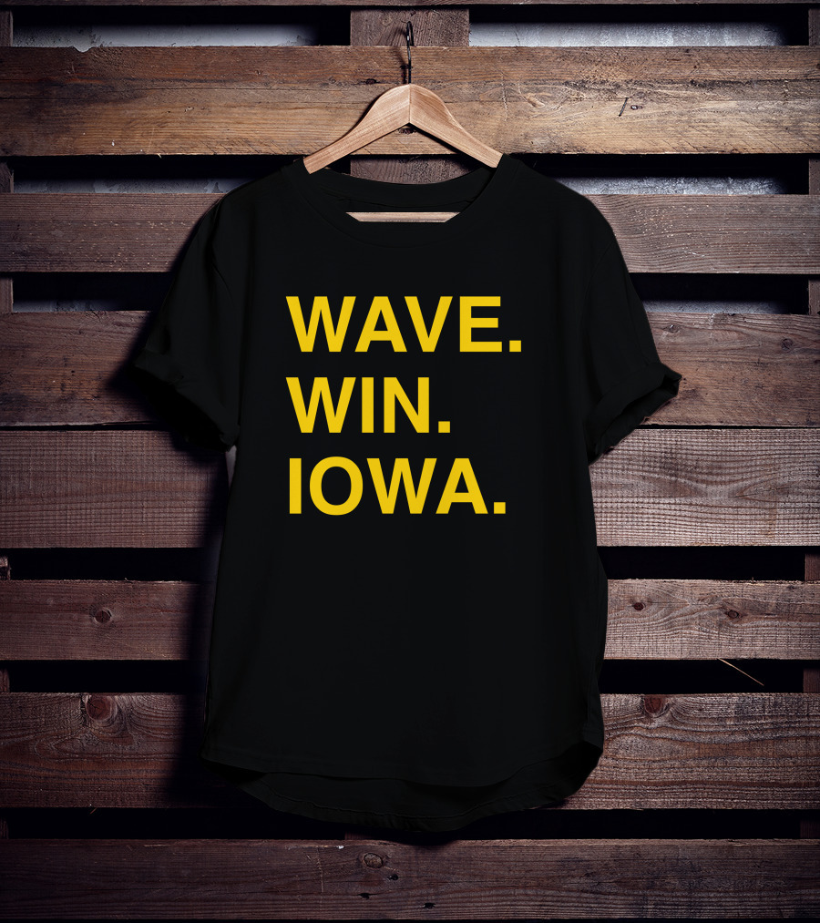Wave Win Iowa Cody Hills UI Childrens Hawkeyes Obvious Merch T-Shirt