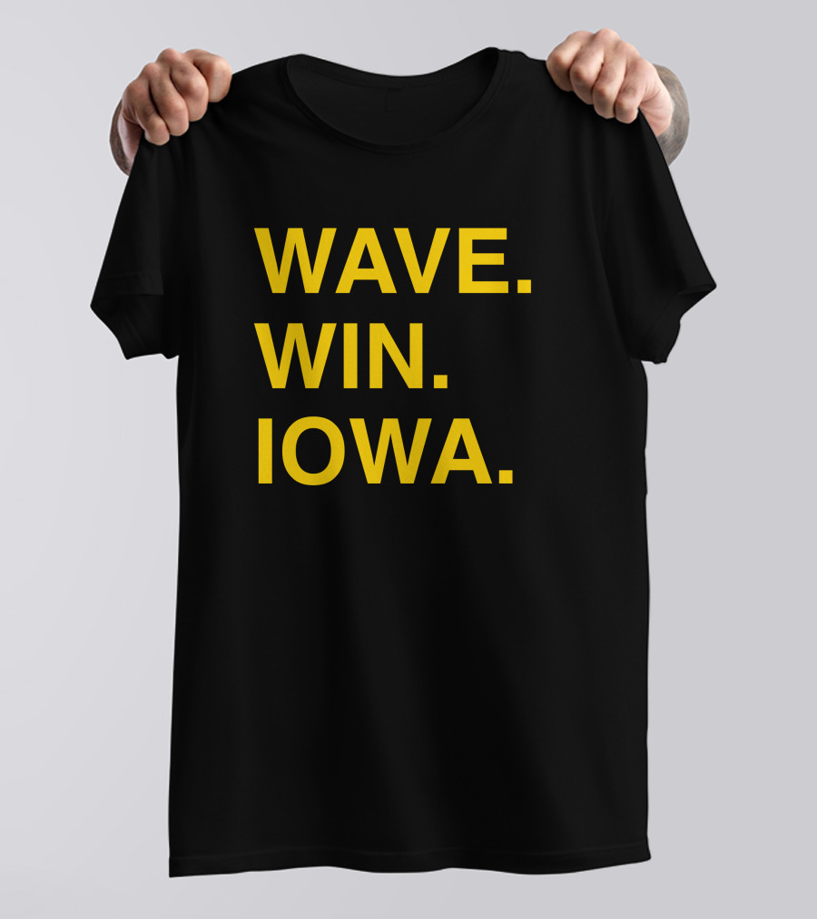 Wave Win Iowa Cody Hills UI Childrens Hawkeyes Obvious Merch T-Shirt