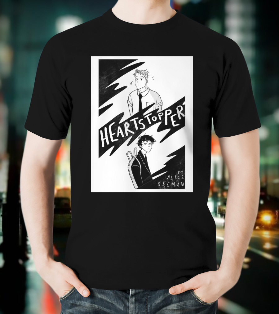 Heartstopper By Alice Oseman Solitaire Co UK Frances Janvi3r Graphic Novel Cover T-Shirt