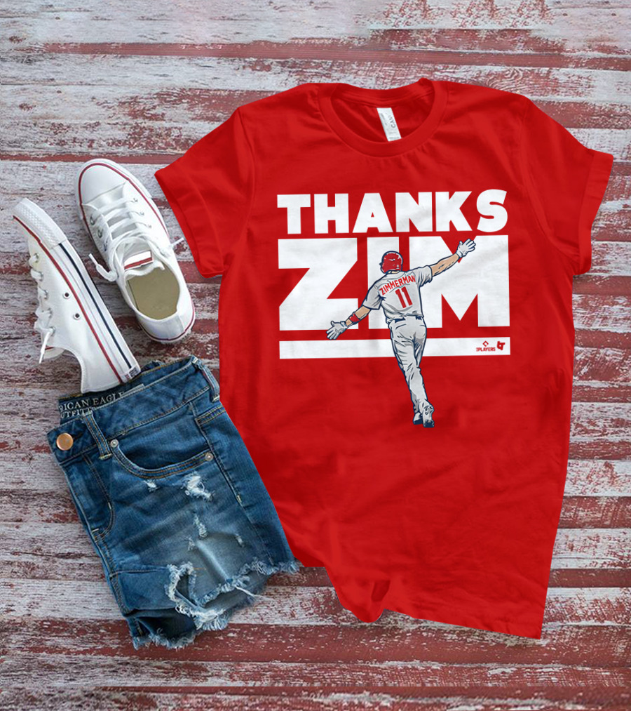 Ryan Zimmerman Thanks Zim Washington Nationals Fans Players Association T-Shirt
