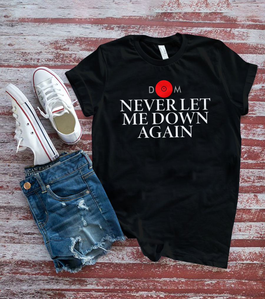 Never Let Me Down Again DM Vinyl Record T-Shirt
