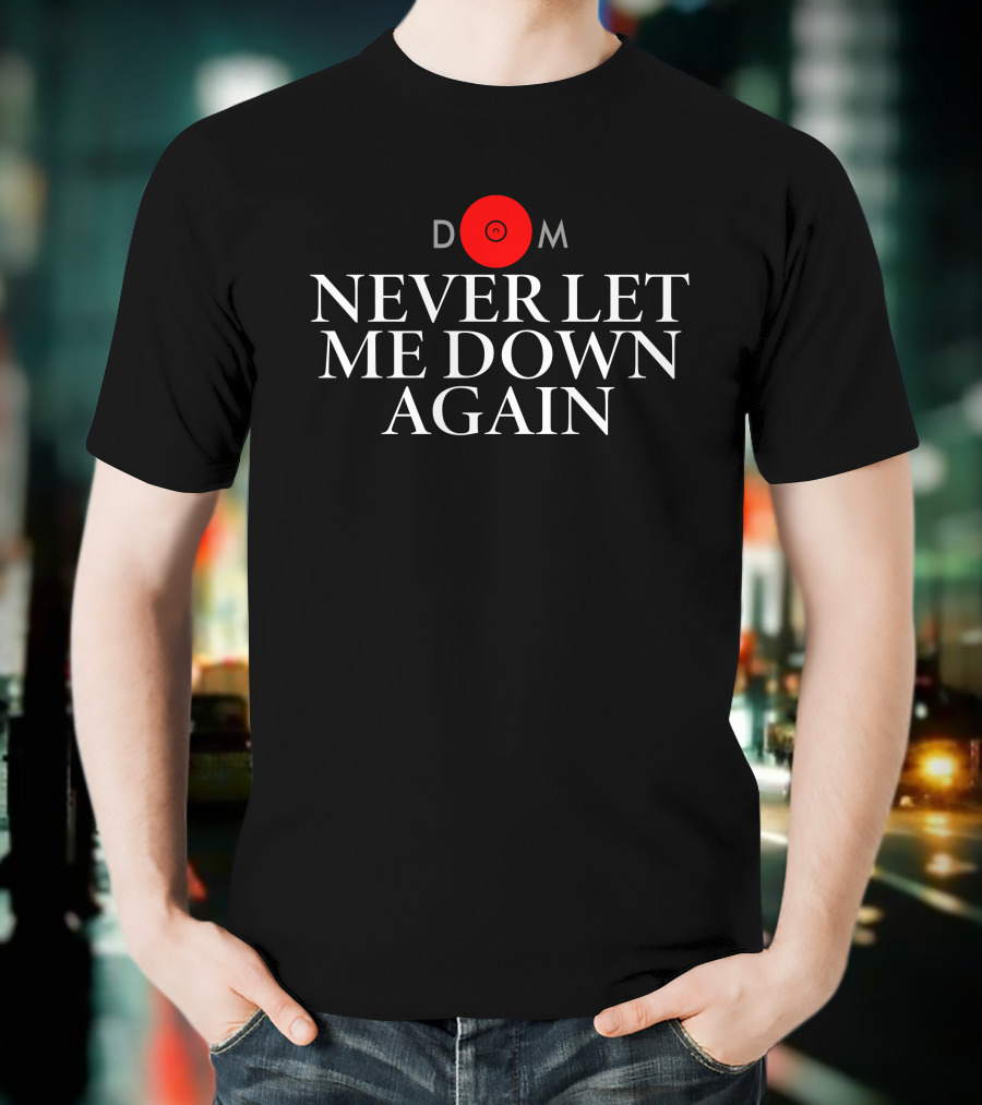 Never Let Me Down Again DM Vinyl Record T-Shirt
