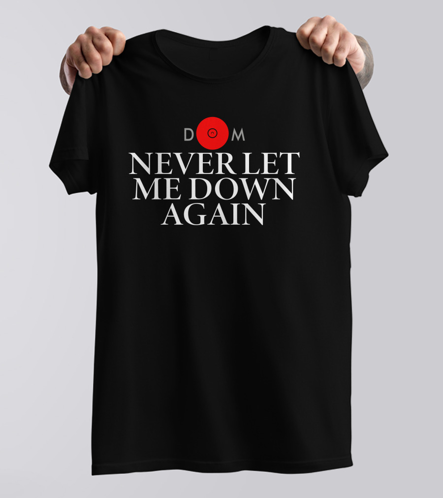 Never Let Me Down Again DM Vinyl Record T-Shirt
