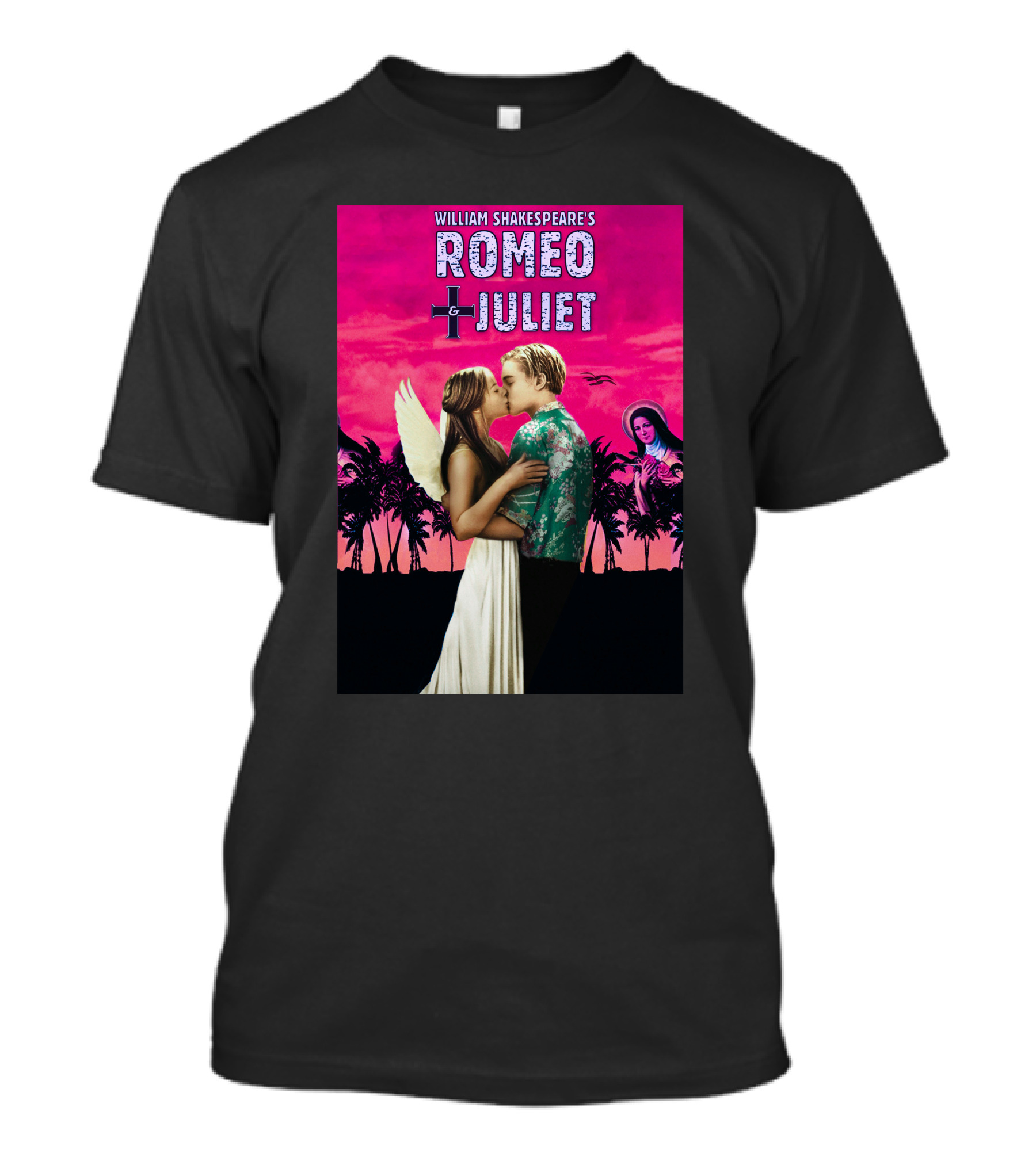 William Shakespeare's Romeo Juliet Ely Kreimendahl Tropical Angel Romance T-Shirt