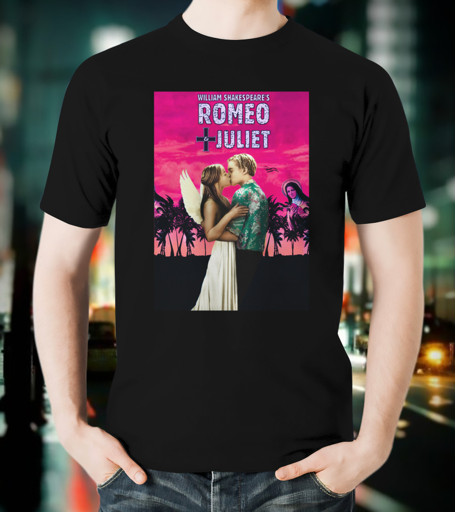 William Shakespeare's Romeo Juliet Ely Kreimendahl Tropical Angel Romance T-Shirt