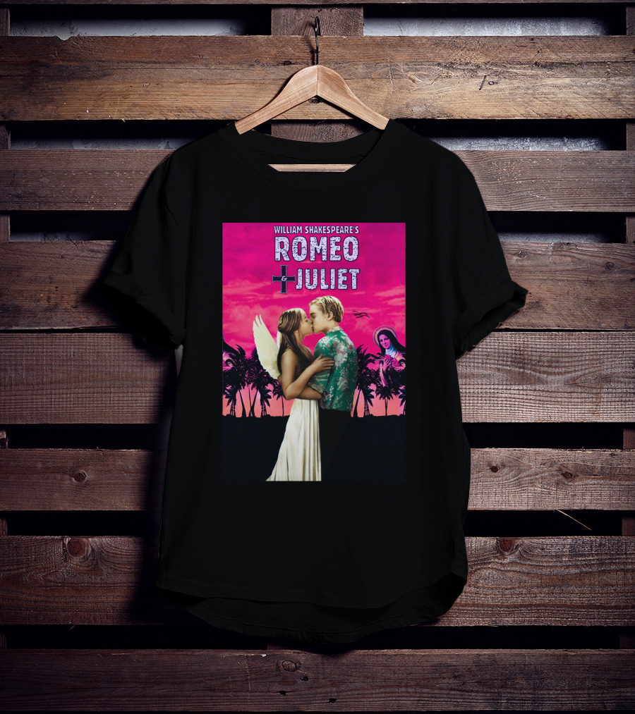 William Shakespeare's Romeo Juliet Ely Kreimendahl Tropical Angel Romance T-Shirt