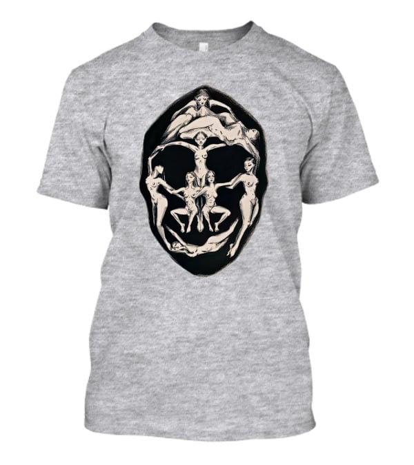 Girl Plastic Art Store Merch Dali Recreation Men's Heavyweight Surrealist Face T-Shirt