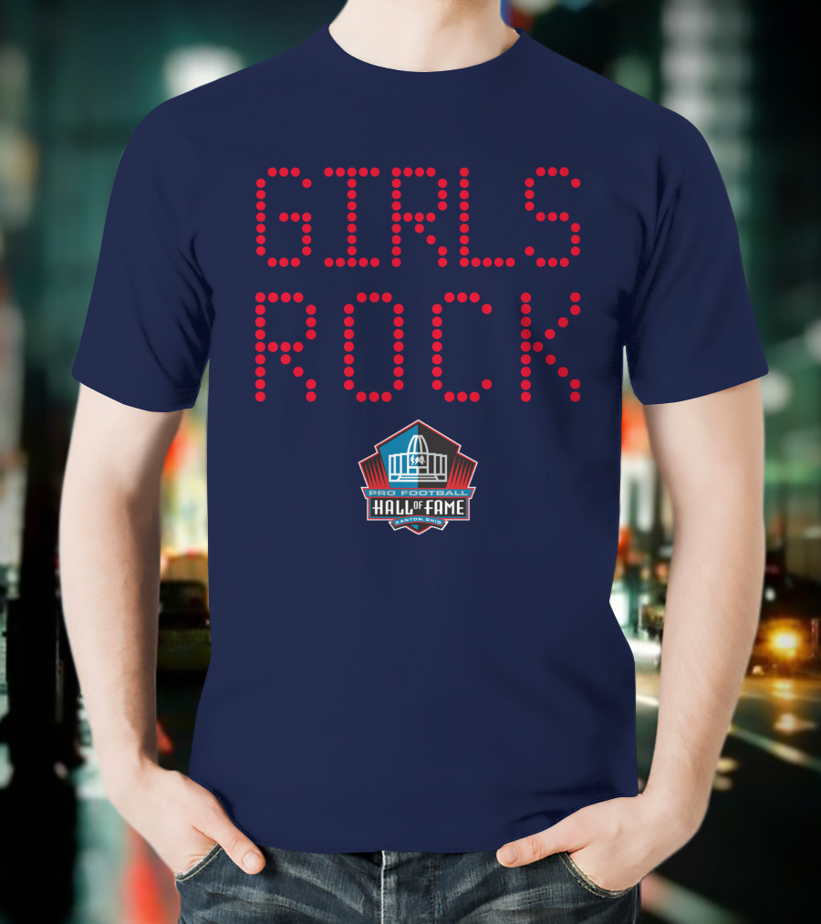 Pro Football Hall Of Fame Girls Rock Youth Merch T-Shirt