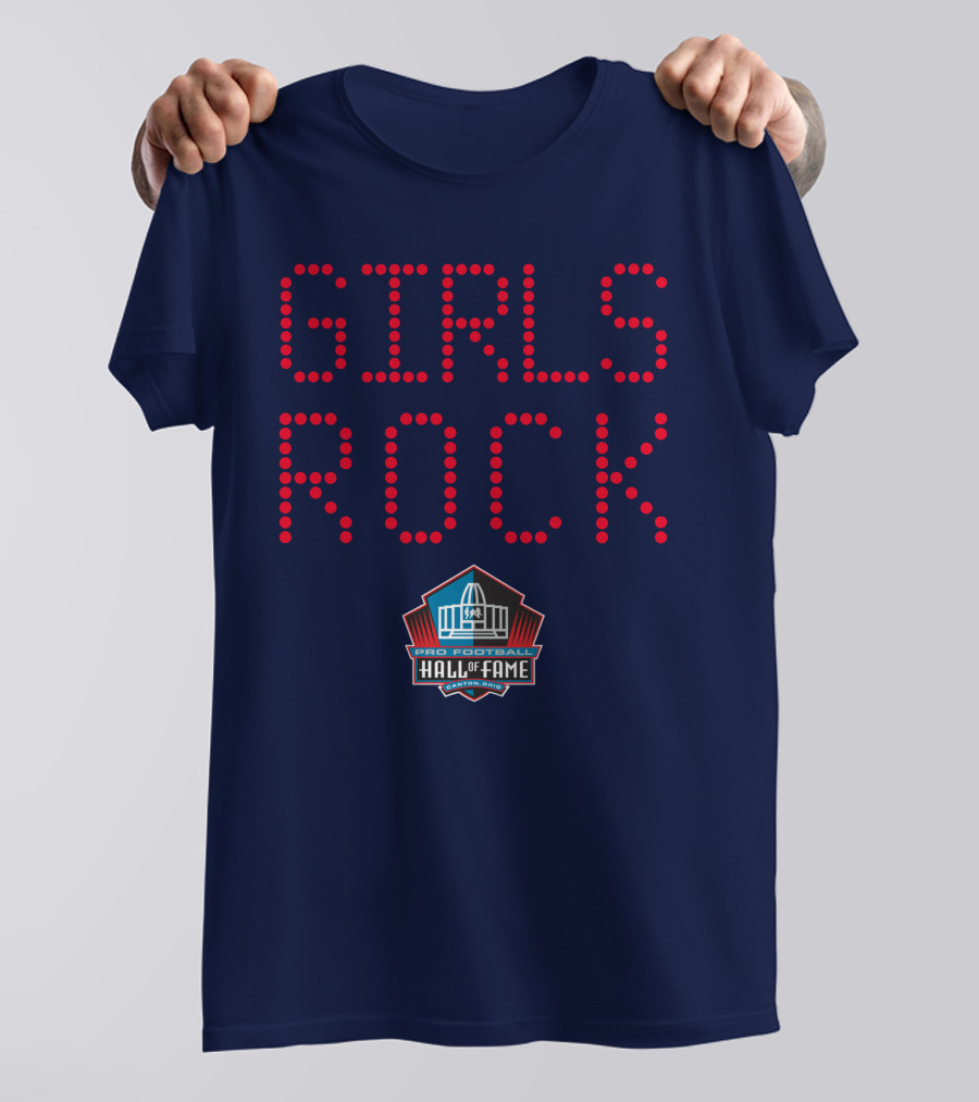 Pro Football Hall Of Fame Girls Rock Youth Merch T-Shirt
