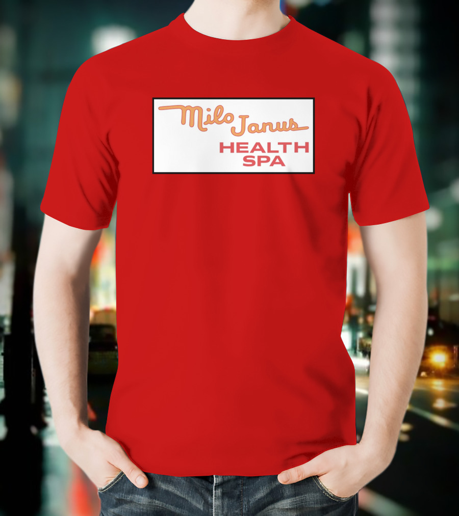 Milo Janus Health Spa Columbo Phile Classic TV Reference T-Shirt