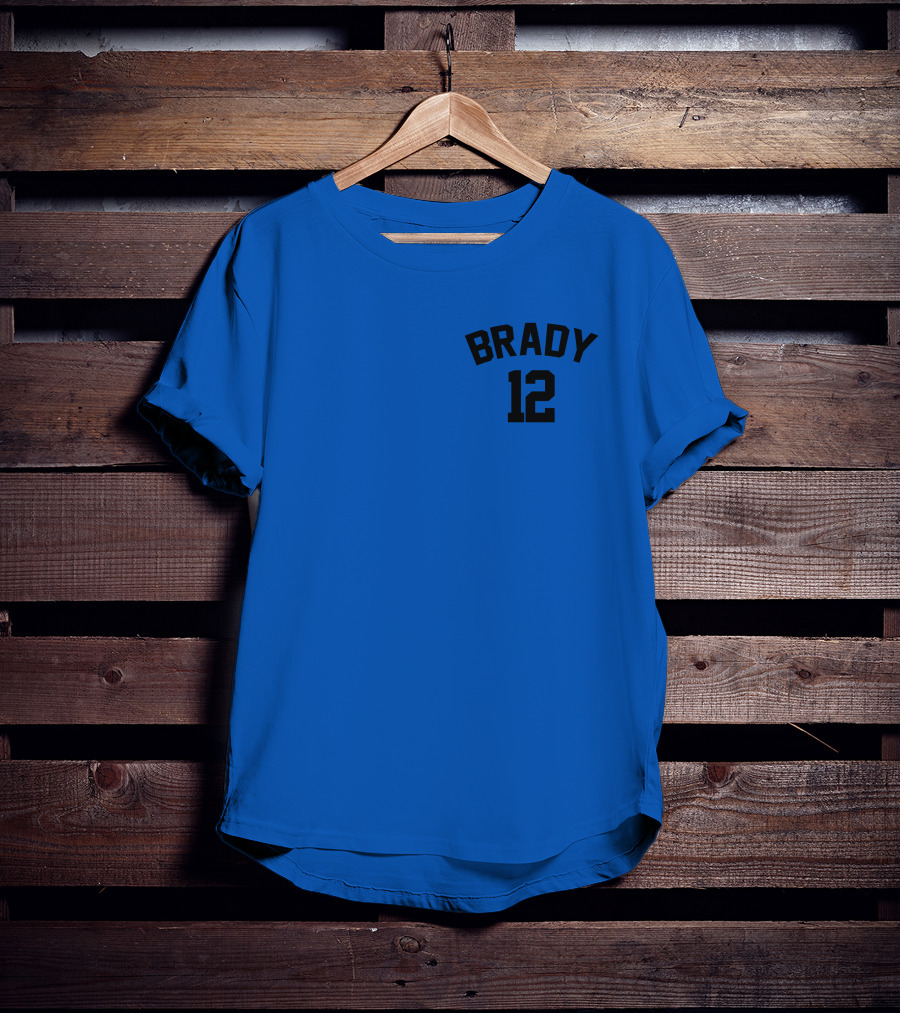 Brady 12 NFL JC Cornell Football Jersey T-Shirt