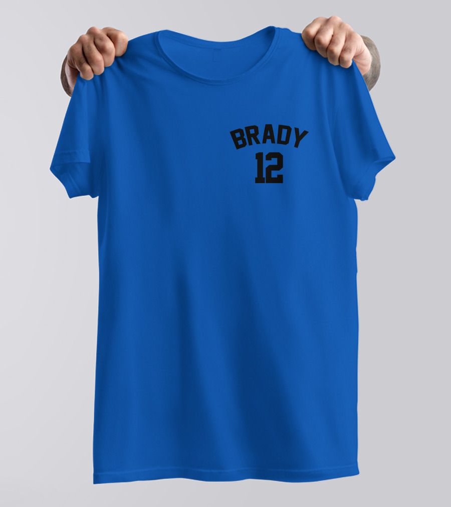 Brady 12 NFL JC Cornell Football Jersey T-Shirt