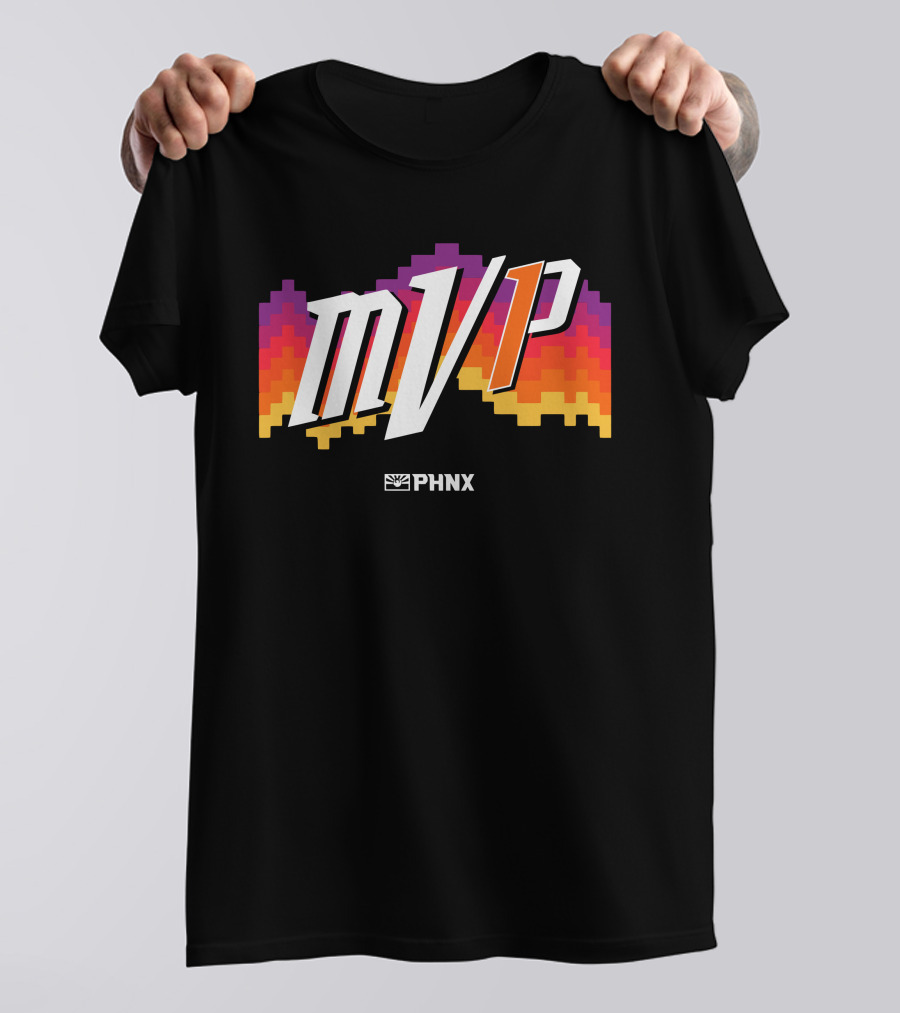 PHNX Locker Store Merchandise MVP 1 Devin Booker Pixel Sunset T-Shirt