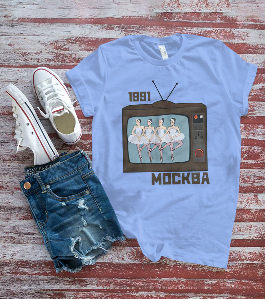 1991 Mockba Soviet TV Ballet Stratonaut Shop T-Shirt