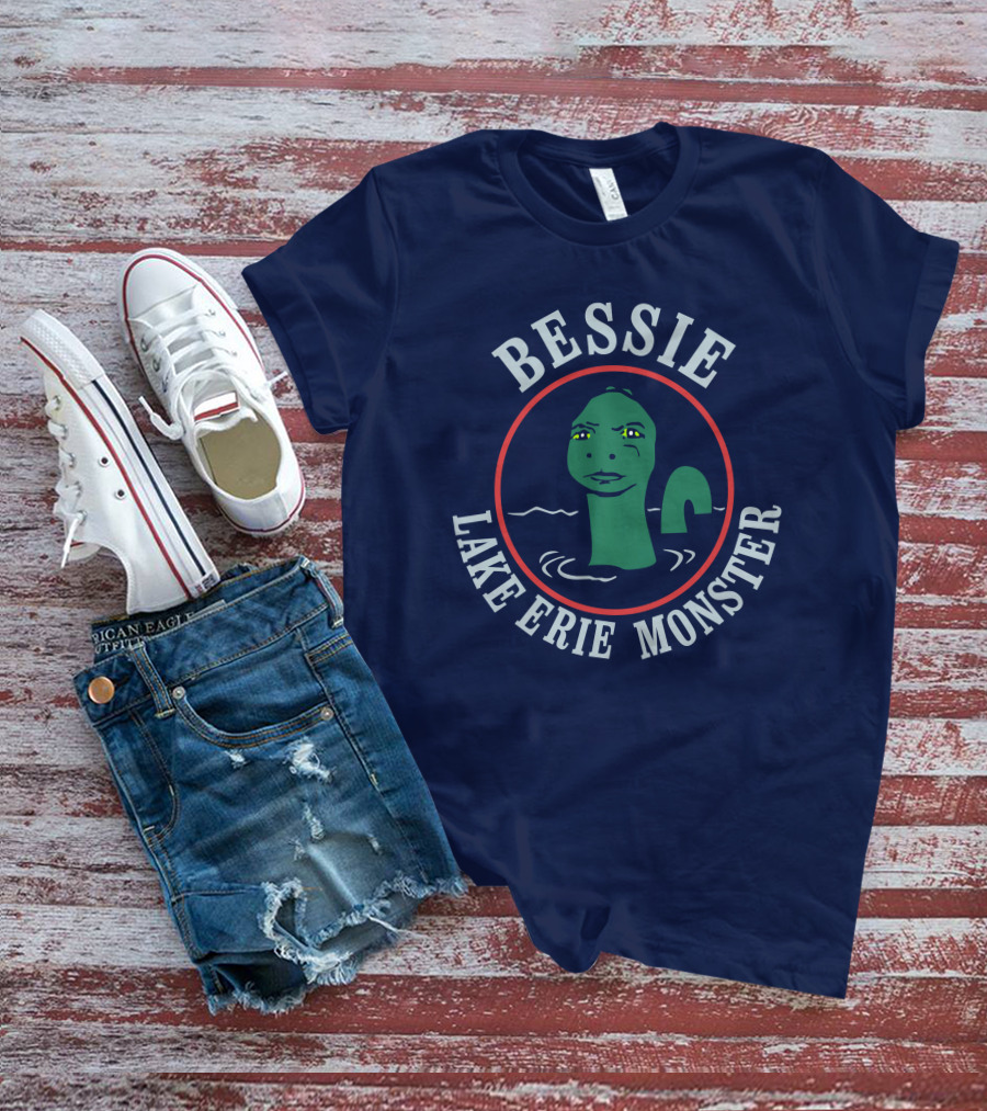 Bessie Lake Erie Monster Homage Store Merch Paula Fett T-Shirt