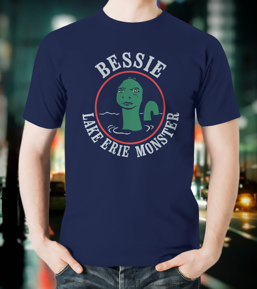 Bessie Lake Erie Monster Homage Store Merch Paula Fett T-Shirt