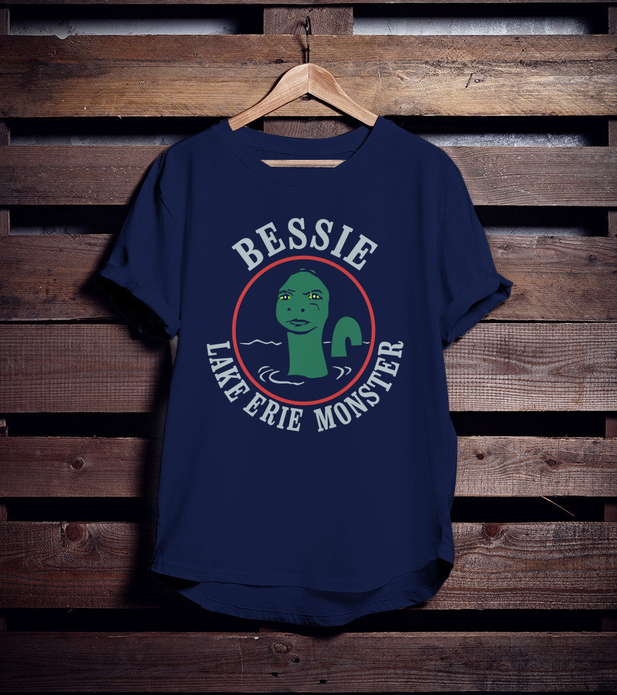 Bessie Lake Erie Monster Homage Store Merch Paula Fett T-Shirt
