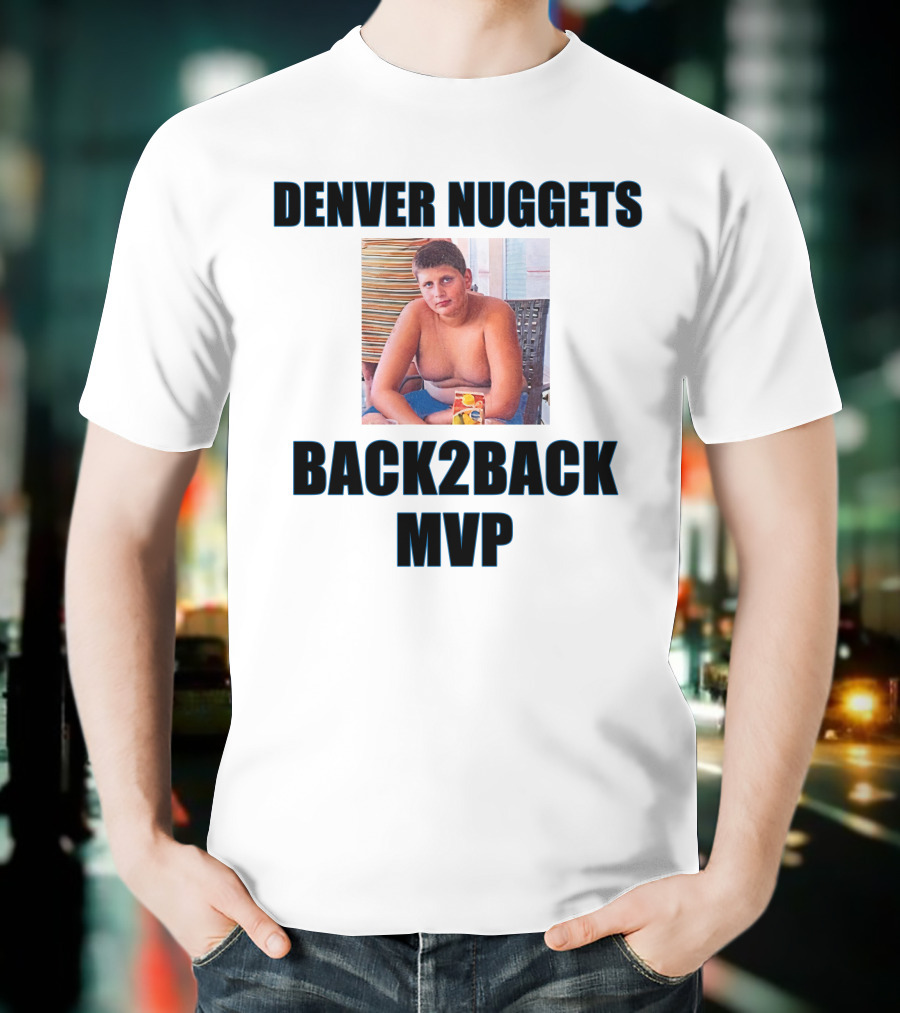 Denver Nuggets Jokic Back2back MVP Fans Only T-Shirt