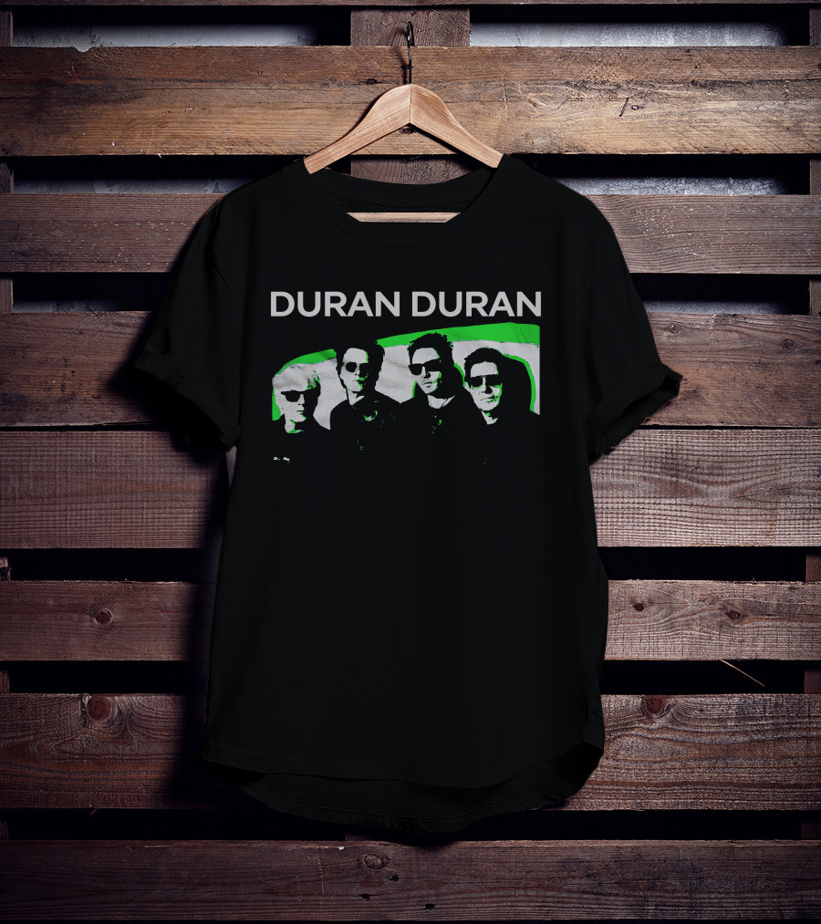 Duran Duran Bandshot Green Image Merch T-Shirt