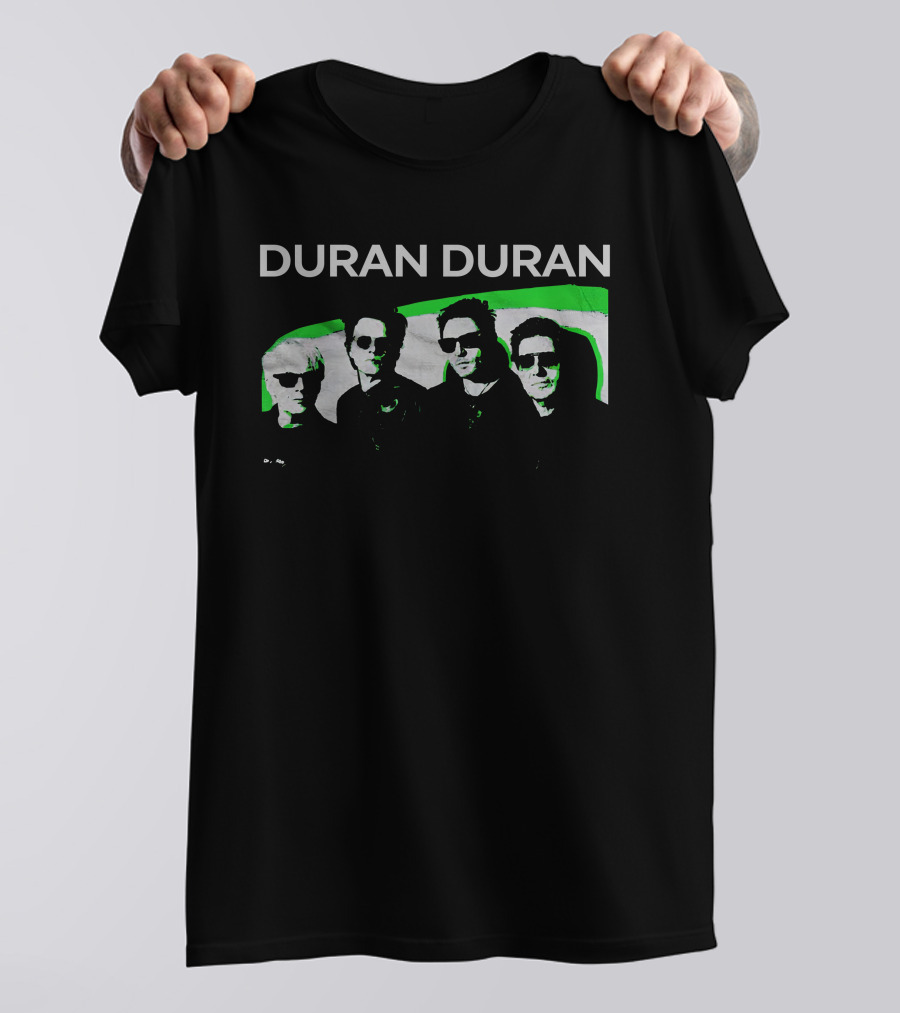 Duran Duran Bandshot Green Image Merch T-Shirt