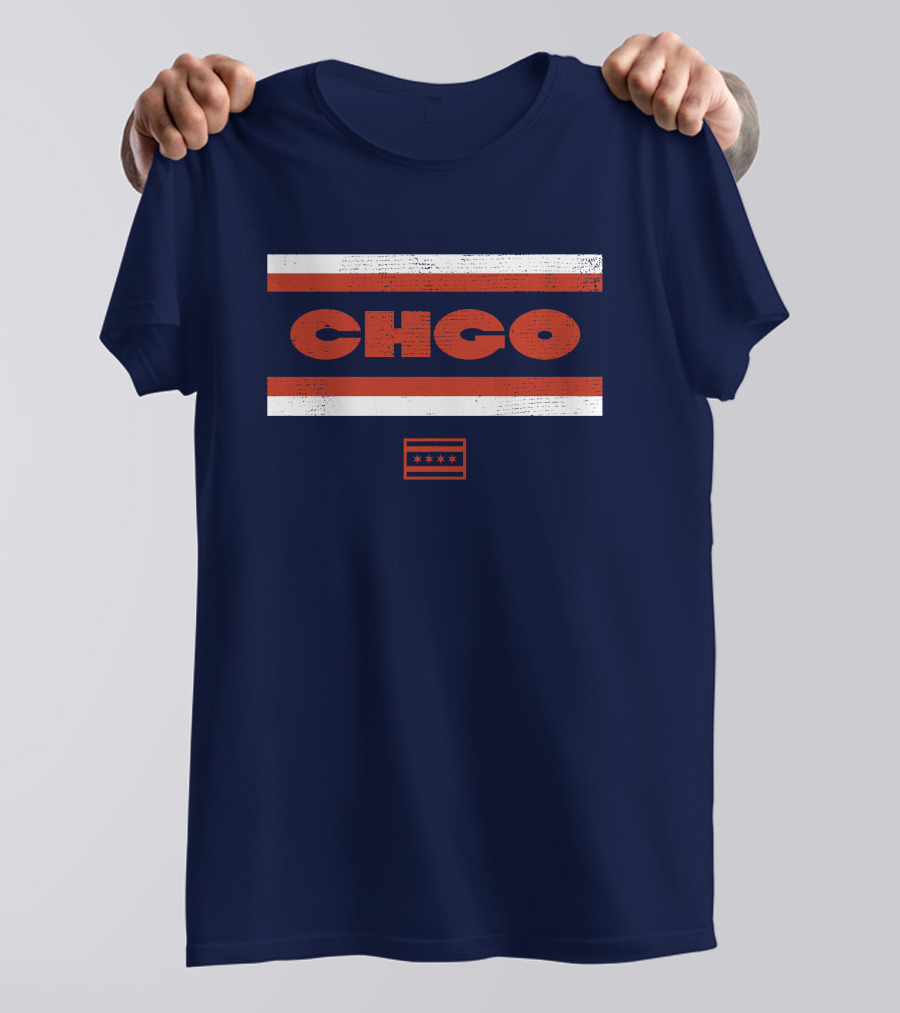 Chgo Locker Merch Chgo Midway Retro Stripe T-Shirt