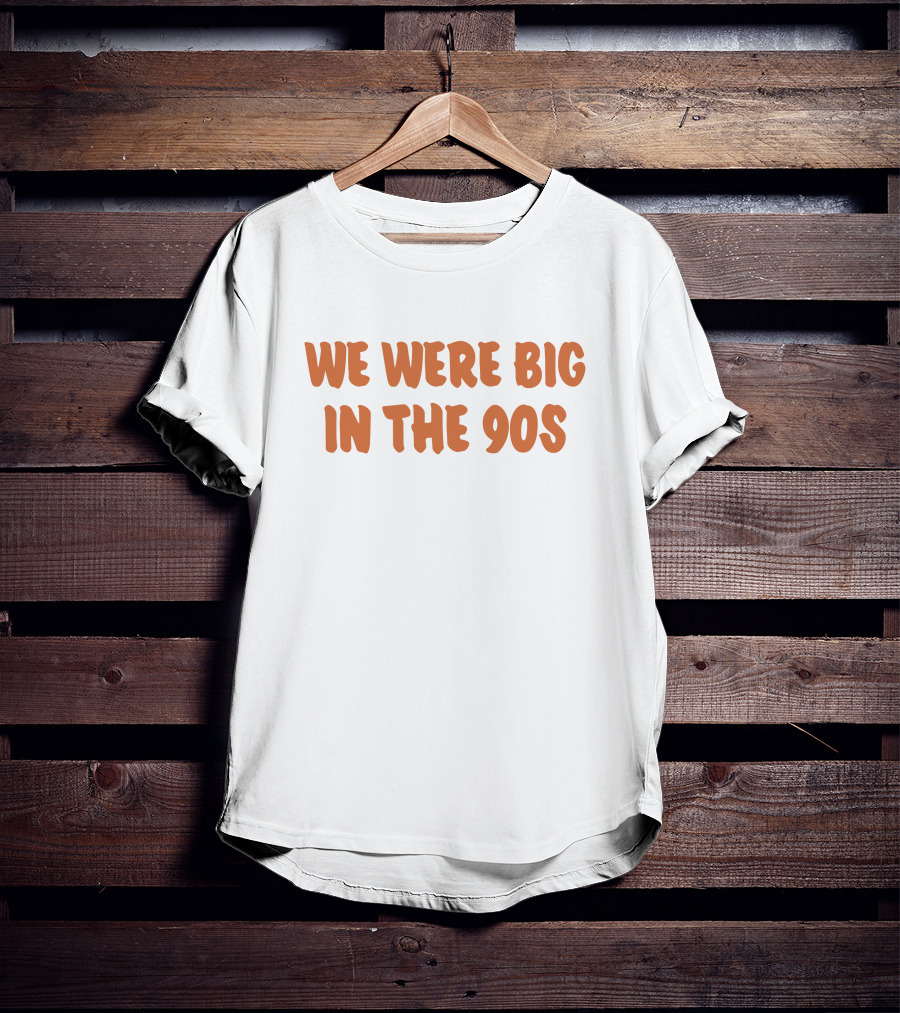 We Were Big In The 90s Govols Nwgavol Retro Nostalgia T-Shirt