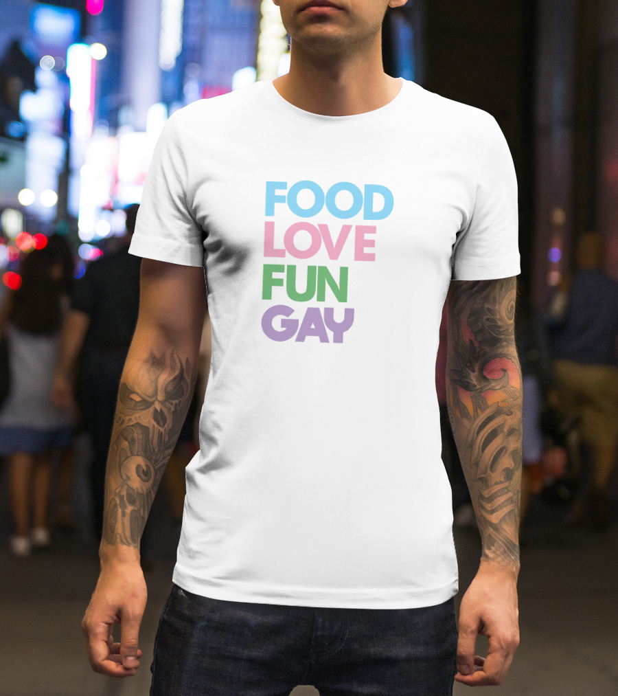 Try Guys Food Love Fun Gay Merch T-Shirt