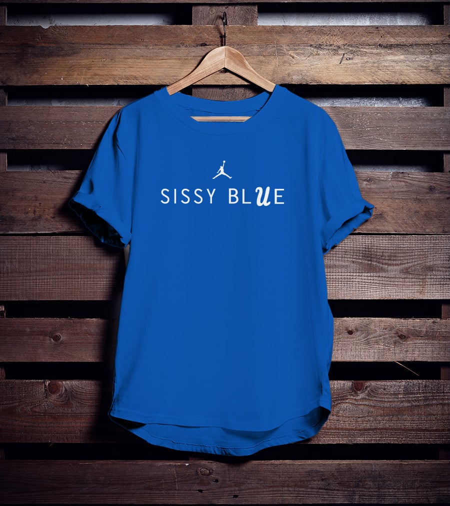 Sissy Blue UCLA Football Jumpman T-Shirt