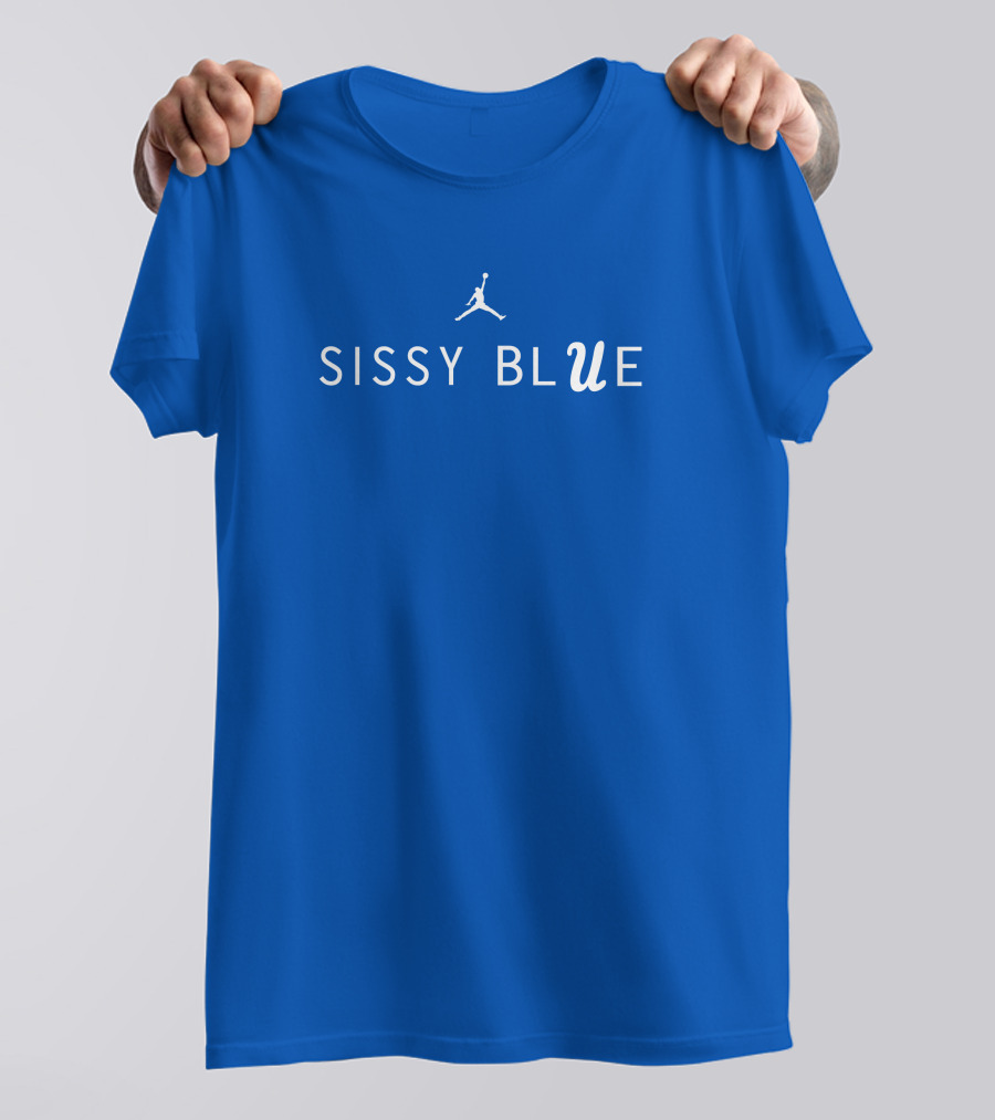 Sissy Blue UCLA Football Jumpman T-Shirt