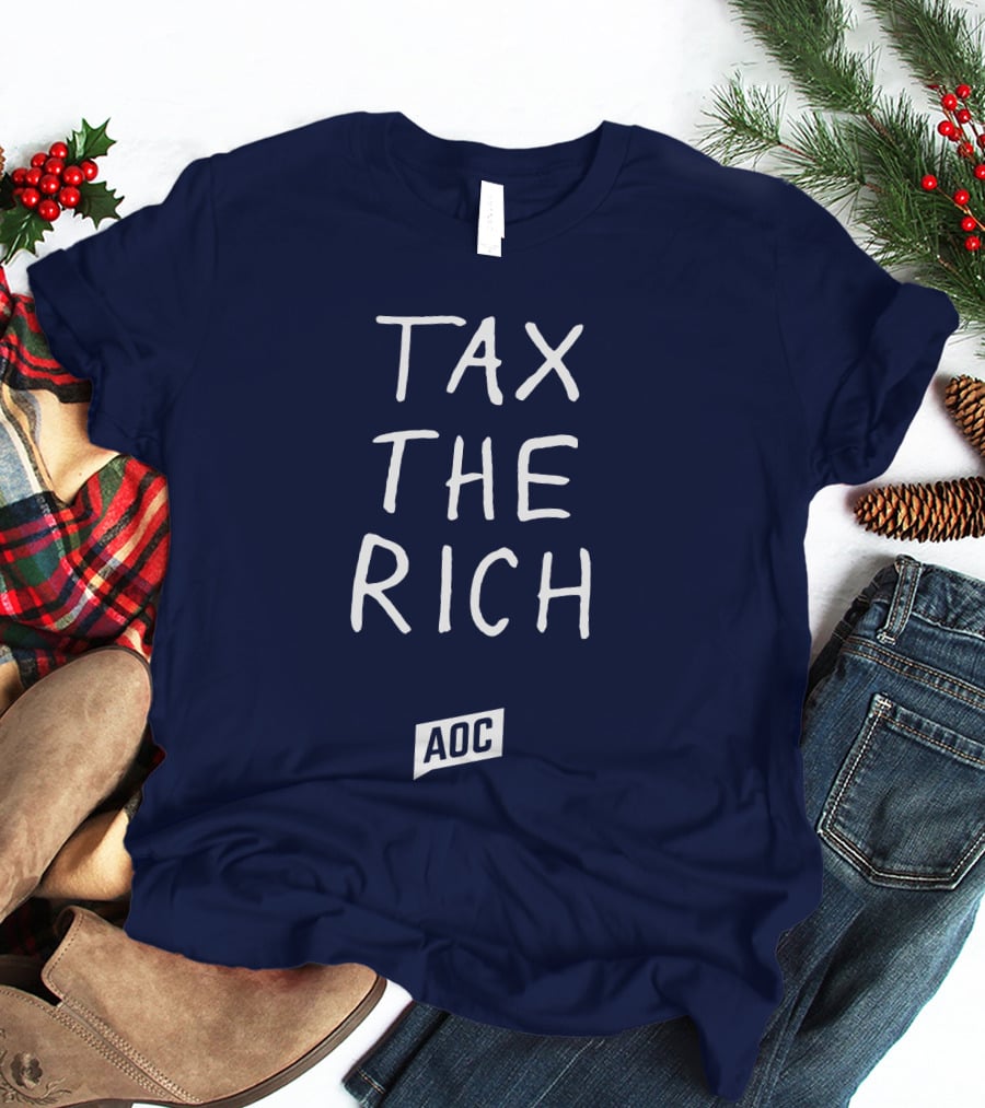AOC Tax The Rich Ocasio Cortez Merch T-Shirt